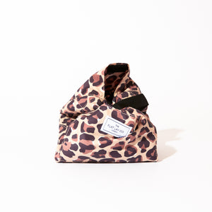 Drawstring & Brush Case Bundle - Leopard Print