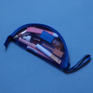Mesh Makeup Pouch Bundle - Cobalt Blue