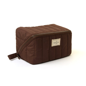 Marshmallow Box Bag & Brush Case Bundle - Espresso
