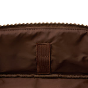 Marshmallow Flat Lay Makeup Box Bag - Espresso