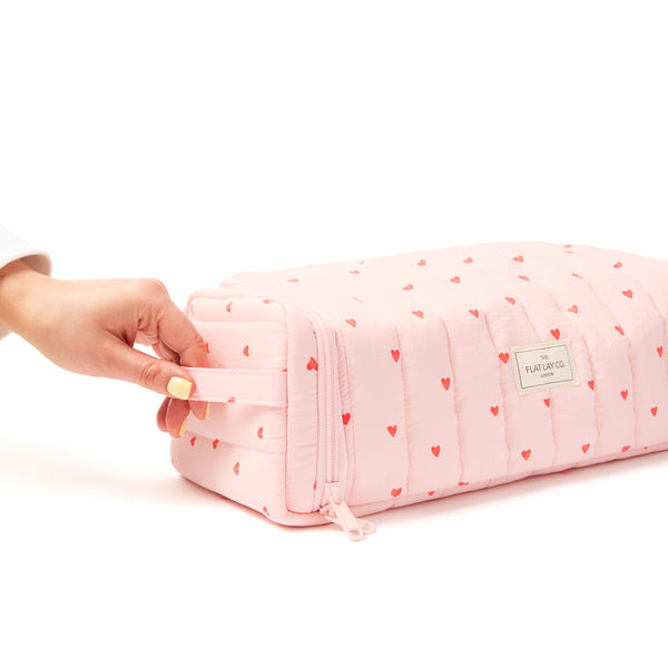 Hair Tool Case - Sweet Pink Hearts