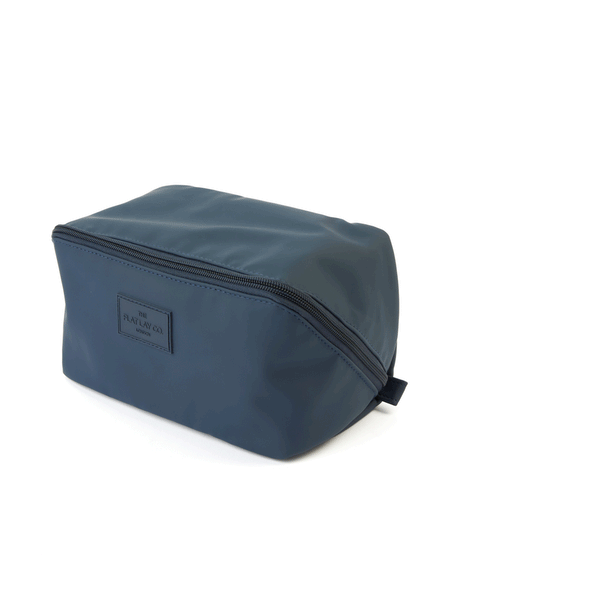 Men's Flat Lay Toiletry Carry - Navy Blue